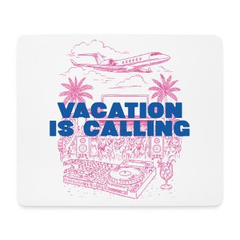 Les vacances appellent - Tapis de souris (format paysage) - blanc - Devant