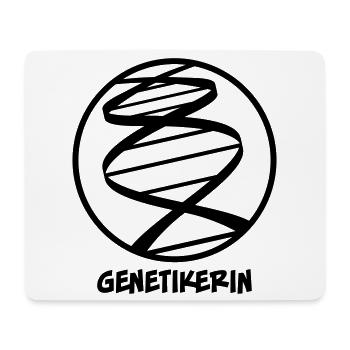 Genetikerin - Mousepad (Querformat) - Weiß - Vorne