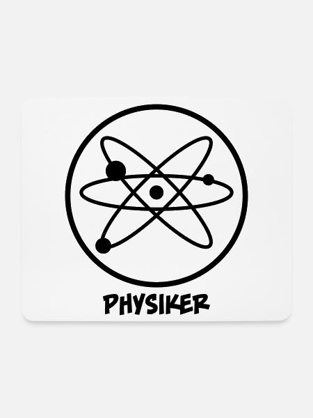 Physiker - Mousepad (Querformat) - Weiß