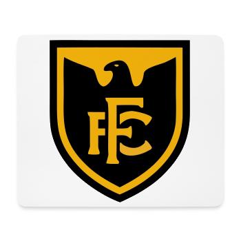 Adler FC Fussball Wappen Logo - Mousepad (Querformat) - Weiß - Vorne