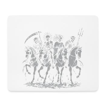 Apocalypse Riders Grim Cavalcade - Mousepad (Querformat) - Weiß - Vorne