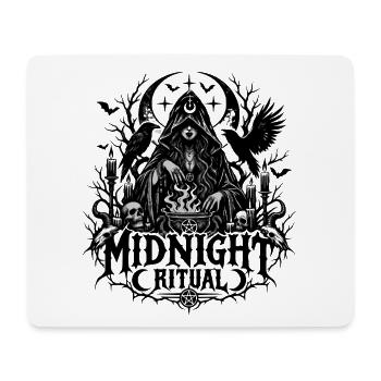 Mitternachtsritual Finstermond - Mousepad (Querformat) - Weiß - Vorne