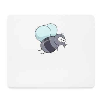 Fliege Stubenfliege Eintagsfliege - Mousepad (Querformat) - Weiß - Vorne