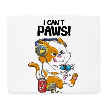 Funny Cat Gaming Kinder Jungen Gamer Videospiele & - Mousepad (Querformat) - Weiß - Vorne