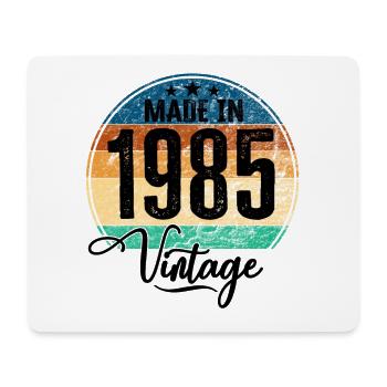 Vintage Made in 1985 Year of birth 1985 Birthday - Mouse Pad (horizontal) - white - Front
