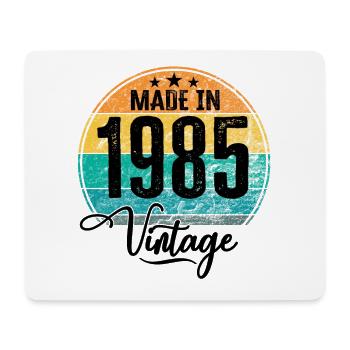 Vintage Made in 1985 Year of birth 1985 Birthday - Mouse Pad (horizontal) - white - Front