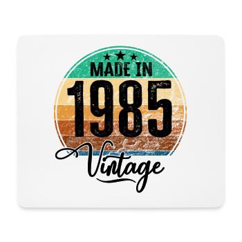 Vintage Made in 1985 Year of birth 1985 Birthday - Mouse Pad (horizontal) - white - Front