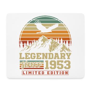 Legendary since 1953 Vintage Vintage Birthday - Mouse Pad (horizontal) - white - Front