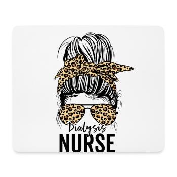 Lustige Dialysekrankenschwester Nephrologie Unordentliches Brötchen - Mousepad (Querformat) - Weiß - Vorne