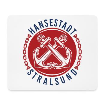 Hansestadt Stralsund - Mousepad (Querformat) - Weiß - Vorne