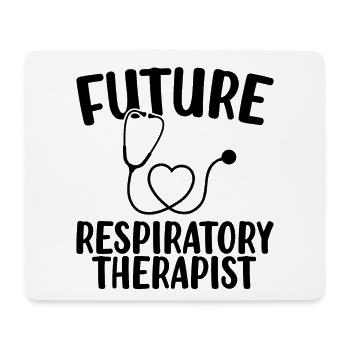 Zukünftiger Atemtherapeut Unterstützung der Lungengesundheit - Mousepad (Querformat) - Weiß - Vorne