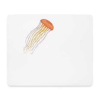 Qualle 2 - Mousepad (Querformat) - Weiß - Vorne