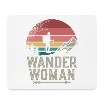 Wander Woman - Mousepad (Querformat) - Weiß - Vorne