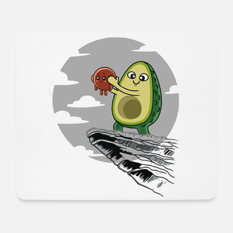 Avocado der König der Löwen - Mousepad (Querformat) - Weiß