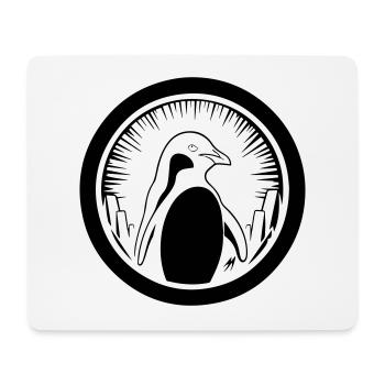 Pingouin - Tapis de souris (format paysage) - blanc - Devant