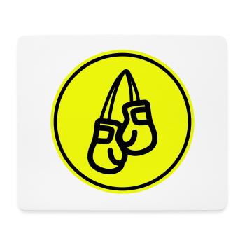 Boxen Boxhandschuhe Symbol - Mousepad (Querformat) - Weiß - Vorne