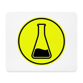 Test tube icon - Mouse Pad (horizontal) - white - Front