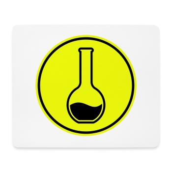 Test tube chemist - Mouse Pad (horizontal) - white - Front