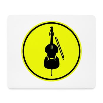 Violin icon icon - Mouse Pad (horizontal) - white - Front