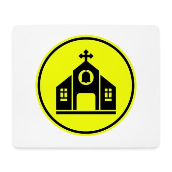 Church faith - Mouse Pad (horizontal) - white - Front