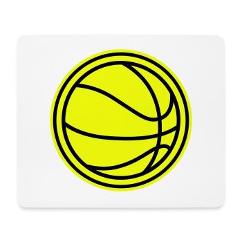 Basketball - Mousepad (Querformat) - Weiß - Vorne