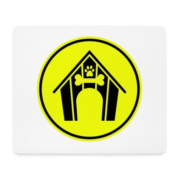 Dog house dog - Mouse Pad (horizontal) - white - Front