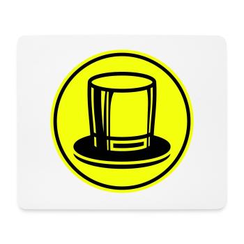 Zylinder Bräutigam - Mousepad (Querformat) - Weiß - Vorne