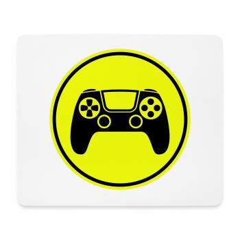 Gamepad Symbol Controller - Mousepad (Querformat) - Weiß - Vorne