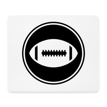 Icône de l’icône Football - Tapis de souris (format paysage) - blanc - Devant