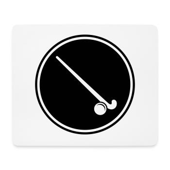 Field Hockey icon icon - Mouse Pad (horizontal) - white - Front