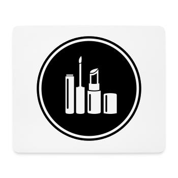 Make Up Cosmetics Icon - Mouse Pad (horizontal) - white - Front