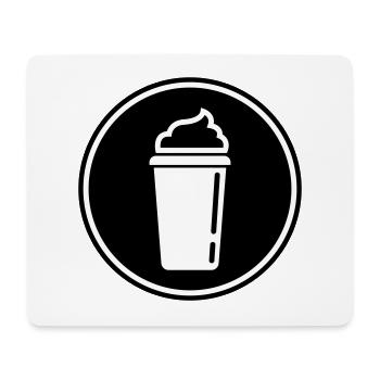 Coffee Icon - Mouse Pad (horizontal) - white - Front