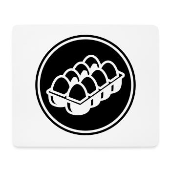 Eier symbol - Mousepad (Querformat) - Weiß - Vorne