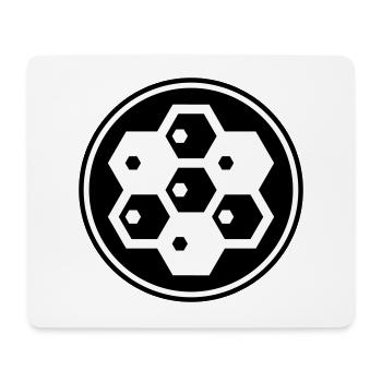 Symbole de l’apiculteur - Tapis de souris (format paysage) - blanc - Devant