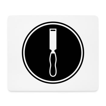 Tool icon - Mouse Pad (horizontal) - white - Front