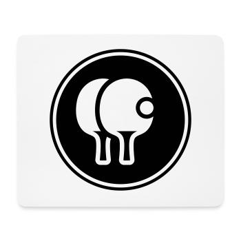 Tischtennis Sport Ping pong - Mousepad (Querformat) - Weiß - Vorne