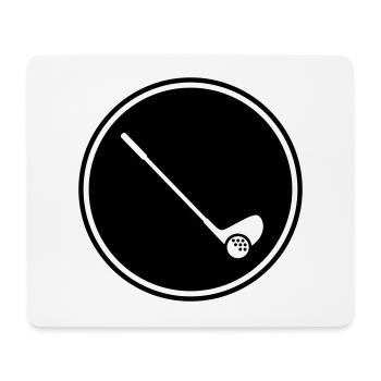 Golf symbol - Mousepad (Querformat) - Weiß - Vorne