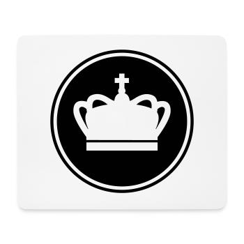 Krone - Mousepad (Querformat) - Weiß - Vorne