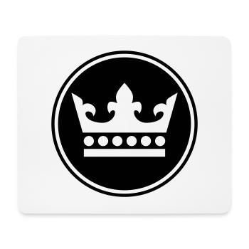 Krone Silhouette - Mouse Pad (horizontal) - white - Front