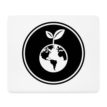 Planet Erde - Mousepad (Querformat) - Weiß - Vorne