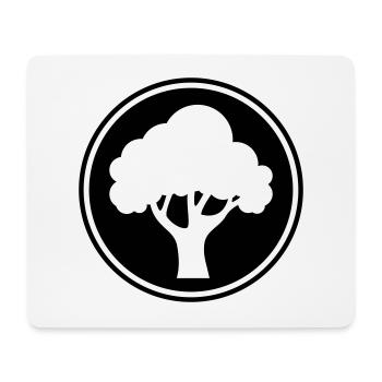 Tree Nature Symbol - Mouse Pad (horizontal) - white - Front