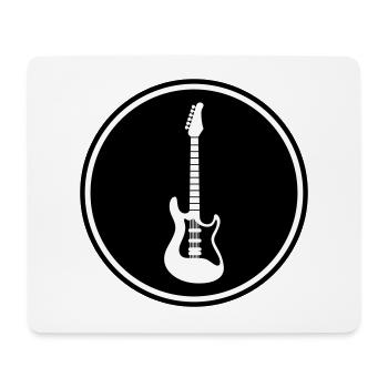 Gitarre Symbol - Mousepad (Querformat) - Weiß - Vorne