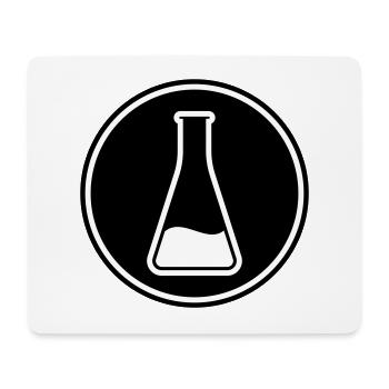 Test Tube Icon - Mouse Pad (horizontal) - white - Front