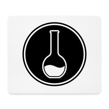 test tube chemist - Mouse Pad (horizontal) - white - Front