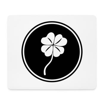 Lucky clover - Mouse Pad (horizontal) - white - Front