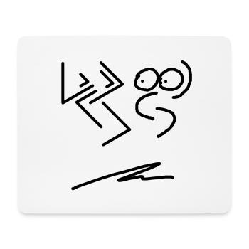 Many Faces #14 - Mouse Pad (horizontal) - white - Front