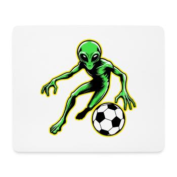 Foot Extraterrestre - Tapis de souris (format paysage) - blanc - Devant