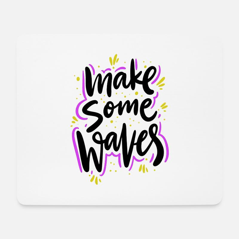 WAVES - Mouse Pad (horizontal) - white