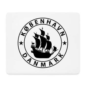Kopenhagen - Mousepad (Querformat) - Weiß - Vorne
