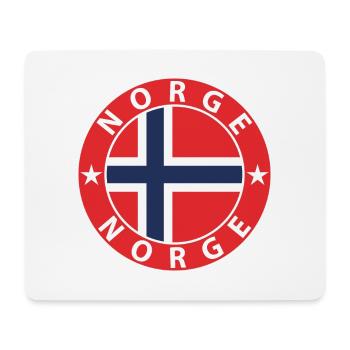 Norvège - Tapis de souris (format paysage) - blanc - Devant